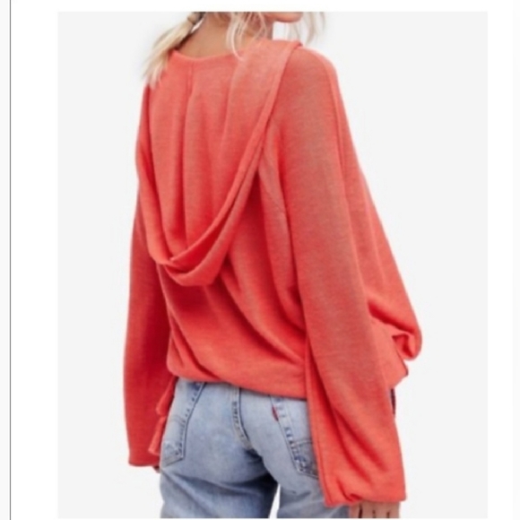 NWOT Free People Optimistic Linnen Hoodie - Picture 2 of 8